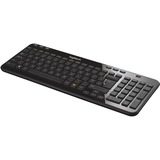 Logitech Wireless Keyboard K360, toetsenbord Zwart, EU lay-out (QWERTY), Rubberdome, Retail