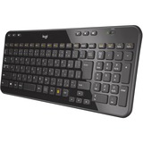 Logitech Wireless Keyboard K360, toetsenbord Zwart, EU lay-out (QWERTY), Rubberdome, Retail