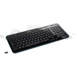 Logitech Wireless Keyboard K360, toetsenbord Zwart, EU lay-out (QWERTY), Rubberdome, Retail