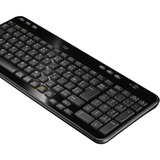 Logitech Wireless Keyboard K360, toetsenbord Zwart, EU lay-out (QWERTY), Rubberdome, Retail