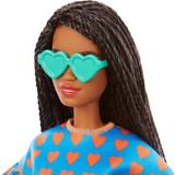 Mattel Barbie Fashionistas - Blauw topje Pop 