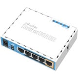 MikroTik hAP small home access point (RB951UI-2ND) Wit, Qualcomm QCA9531 CPU, PoE, WiFi 4