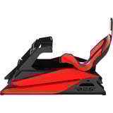 Res-Tech GT Cockpit + Carbon Seat racingsimulator Zwart/rood