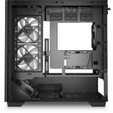 Sharkoon ELITE SHARK CM100 midi tower behuizing Zwart | 2x USB-A | 1x USB-C | RGB | Tempered Glass