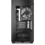 Sharkoon ELITE SHARK CM100 midi tower behuizing Zwart | 2x USB-A | 1x USB-C | RGB | Tempered Glass