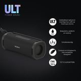 Sony ULT FIELD 1 draadloze draagbare speaker luidspreker Zwart, Bluetooth 5.3
