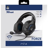 Trust GXT 488 Forze over-ear gaming headset Zwart, 23530, PlayStation 4
