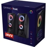 Trust GXT 606 Javv RGB Verlichte 2.0 Speakerset pc-luidspreker Zwart