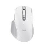 Trust Ozaa+ Draadloze Muis Zijscrollwiel Oplaadbaar  Wit, 800-3200 Dpi, 2.4GHz, 2x Bluetooth