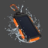 Xtorm XR104 - Xtreme Solar Powerbank 20W - 10.000 mAh Zwart/oranje, Waterproof IPX4