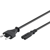 goobay Eurostekker naar C7 kabel Zwart, 3 meter