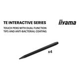 iiyama ProLite TE5513A-B1AG 54.6" 4K Ultra HD Public Display Zwart, Touch, HDMI, DisplayPort, Audio, LAN, WiFi 6, USB-C, Android 14