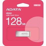 ADATA UR350 128 GB usb-stick nikkel/bruin, USB-A 3.2 Gen 1 (5 Gbit/s)