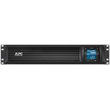 APC Smart-UPS C 1000VA LCD, SmartConnect Zwart, 4x C13 uitgang, 2U, SMC1000I-2UC