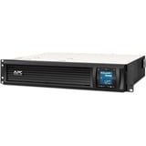 APC Smart-UPS C 1000VA LCD, SmartConnect ups Zwart, 4x C13 uitgang, 2U, SMC1000I-2UC