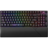 ASUS ROG Strix Scope II 96 Wireless RGB mechanisch gaming toetsenbord Zwart, US lay-out (QWERTY), ROG NX Snow, 96%, RGB leds, Hot-swappable, PBT Double-shot, Bluetooth | 2.4GHz | USB 2.0