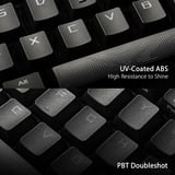 ASUS ROG Strix Scope II 96 Wireless RGB mechanisch gaming toetsenbord Zwart, US lay-out (QWERTY), ROG NX Snow, 96%, RGB leds, Hot-swappable, PBT Double-shot, Bluetooth | 2.4GHz | USB 2.0