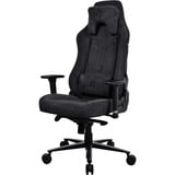Arozzi Vernazza Soft Fabric - Pure Black gamestoel Zwart