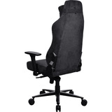 Arozzi Vernazza Soft Fabric - Pure Black gamestoel Zwart