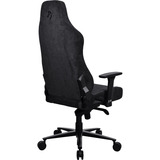 Arozzi Vernazza Soft Fabric - Pure Black gamestoel Zwart