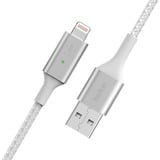 Belkin Boost Charge Lightning/ USB-A kabel met slimme led Wit, 1,2 meter, CAA007bt04WH
