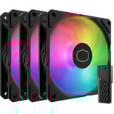 Cooler Master SickleFlow Edge 120 ARGB Fan Kit case fan Zwart, 3 stuks, met A1 Mini LED Controller