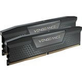 Corsair 32 GB DDR5-5200 Kit werkgeheugen Zwart, CMK32GX5M2B5200C40, Vengeance, XMP 3.0