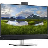 Dell C2422HE 24" Monitor Zwart/zilver, HDMI, DisplayPort, 2x USB-A 3.2 (5 Gbit/s), USB-B 3.0, USB-C, RJ-45