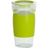 Emsa CLIP & GO Smoothie Mug beker Groen/transparant, 450 ml