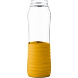Emsa Drink2GO Glas Drinkfles Transparant/geel, 0,7 Liter