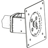 Ergotron DS100 Sliding Display Bracket bevestiging Zwart