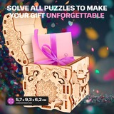 Escape Welt Wooden Secret Treasure Box Puzzel 