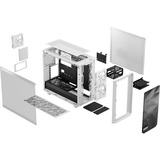 Fractal Design Meshify 2 Lite White TG Clear Tower-behuizing Wit | Window-Kit