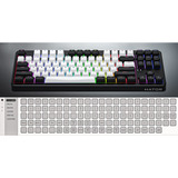 Hator Rockfall 3 TKL Wireless RGB mechanisch gaming toetsenbord Wit, US lay-out (QWERTY), HATOR Aurum Orange, 80% (TKL)	, RGB, PBT keycaps, Hotswap, 2.4 GHz / Bluetooth / USB-C