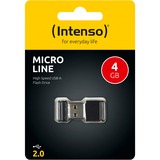 Intenso Micro Line 4 GB usb-stick Zwart