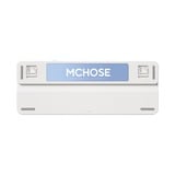 MCHOSE K99 Sky Blue Icy Creamsicle Wireless Gasket Mount Mechanical RGB toetsenbord Wit, US lay-out (QWERTY), Kailh Box Icy Creamsicle, RGB, Hot swap, Double-Shot PBT, draadloos | Bluetooth | USB-C