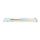 MCHOSE K99 Sky Blue Icy Creamsicle Wireless Gasket Mount Mechanical, toetsenbord Wit/lichtblauw, US lay-out, Kailh Box Icy Creamsicle, 98%, RGB, Hot swap, Double-Shot PBT, draadloos / Bluetooth / USB-C