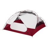 MSR Elixir 4 Backpacking Tent Lichtgrijs/rood, Model 2021