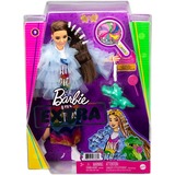 Mattel Barbie Extra #9 - Blue Ruffled Jacket with Pet Crocodile Pop 