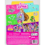 Mattel Barbie Extra #9 - Blue Ruffled Jacket with Pet Crocodile Pop 