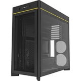 Montech HS01 midi tower behuizing Zwart | 2x USB-A | 1x USB-C | RGB | Window