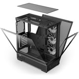 NZXT S5 RGB midi tower behuizing Zwart | 2x USB-A | 1x USB-C | RGB | Tempered Glass