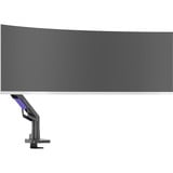 Neomounts DS70-256RD1 ACE gaming monitorarm Paars/zwart, Gasveer, Topfix, 180°-stop