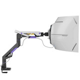 Neomounts DS70-256RD1 ACE gaming monitorarm Paars/zwart, Gasveer, Topfix, 180°-stop