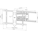 Neomounts WL40S-850BL18 Select tv wandsteun standaard Zwart