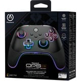 PowerA OPS v3 Pro Wireless Controller for PC and Cloud Gaming with Lumectra Zwart, 2.4 GHz, Bluetooth, USB-C