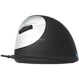 R-Go Tools HE Ergonomic Mouse M Links Zwart/zilver, 3500dpi