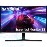 SAMSUNG Essential S27D396GAU 27" Curved monitor Zwart, 100 Hz, VGA, HDMI, Audio