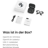 Shokz OpenFit Air open-ear hoofdtelefoon Zwart