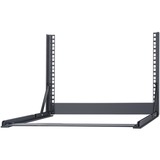 SilverStone 19" 6U open-frame desktop rack bevestiging Zwart